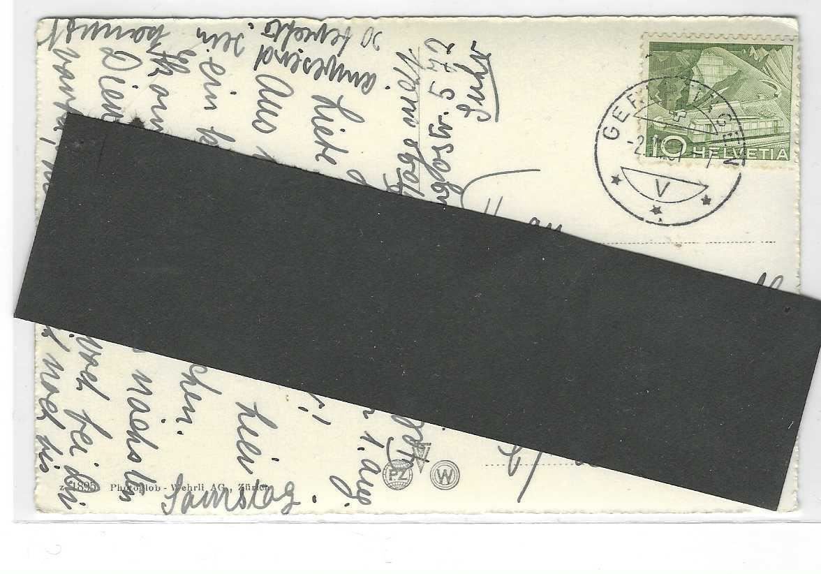 Cartoline postali: 2.8.51 Solothurn Rötibrücke+Weissenstein – Usato da Zürich venduto da Hagliweg 1