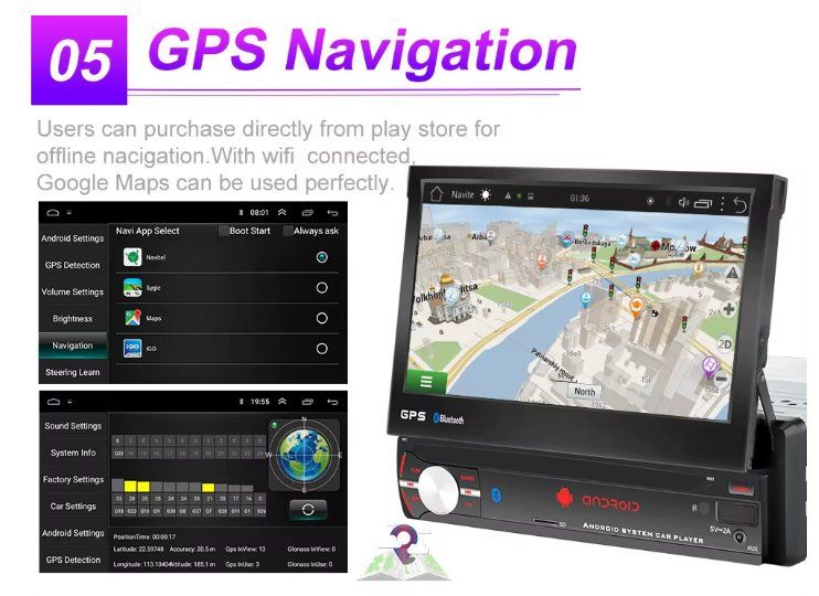 Radio: Radio 8core,1din , Dab+ , Bluetooth , navigator, 2Ghz 4+64gb – Nuovo e nell'imballaggio originale da Gudo venduto da dispo3 5