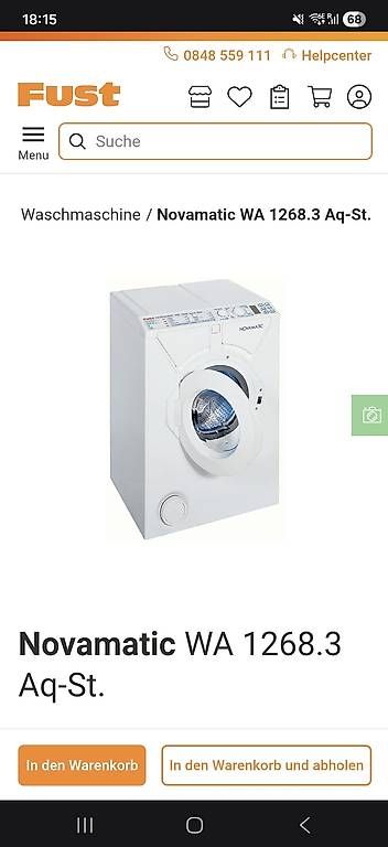 Machines à laver: Waschmaschine – D'occasion à Wallisellen par fle_ms2k 1