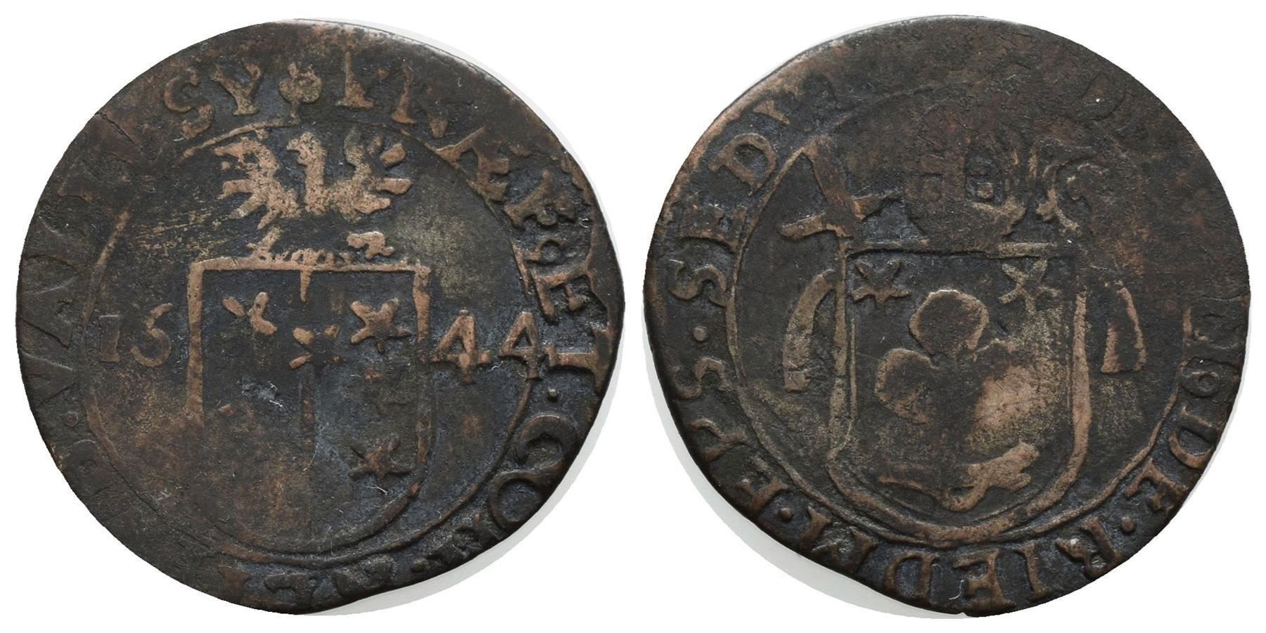 Alle Münzen: Wallis Batzen 1644  /3783 – Gebraucht aus Trimbach von Solothurn1