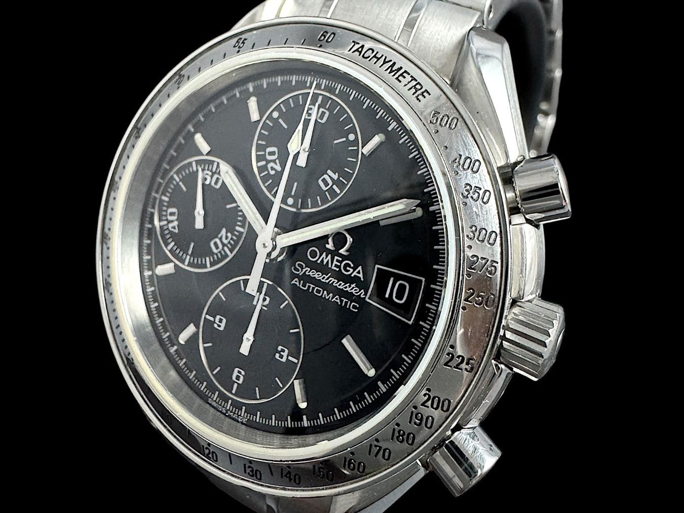 Omega Uhren: Omega Speedmaster Automatic Chrono 39mm Fullset 2000 *U1282 – Gebraucht aus Zürich von GalerieInauen