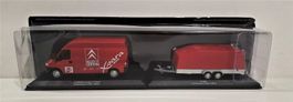 1:43 Citroën Jumper 2.8 HDi Citroën Sport WRC 2001 + Trailer