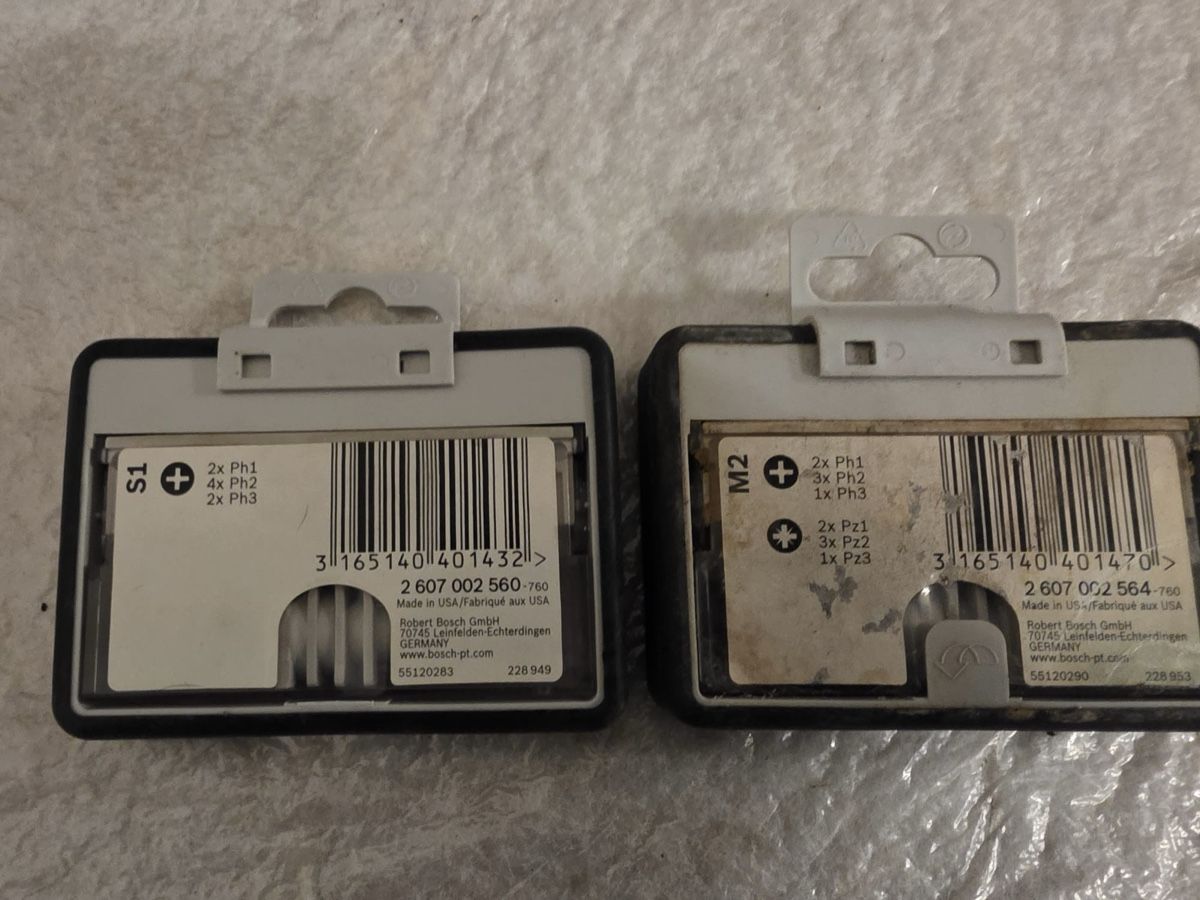 Tutti gli attrezzi: 2 Bosch Schrauberbit-Sets S1 und M2 gebraucht – Nuovo (secondo la descrizione) da Grenchen venduto da Mary.J 3