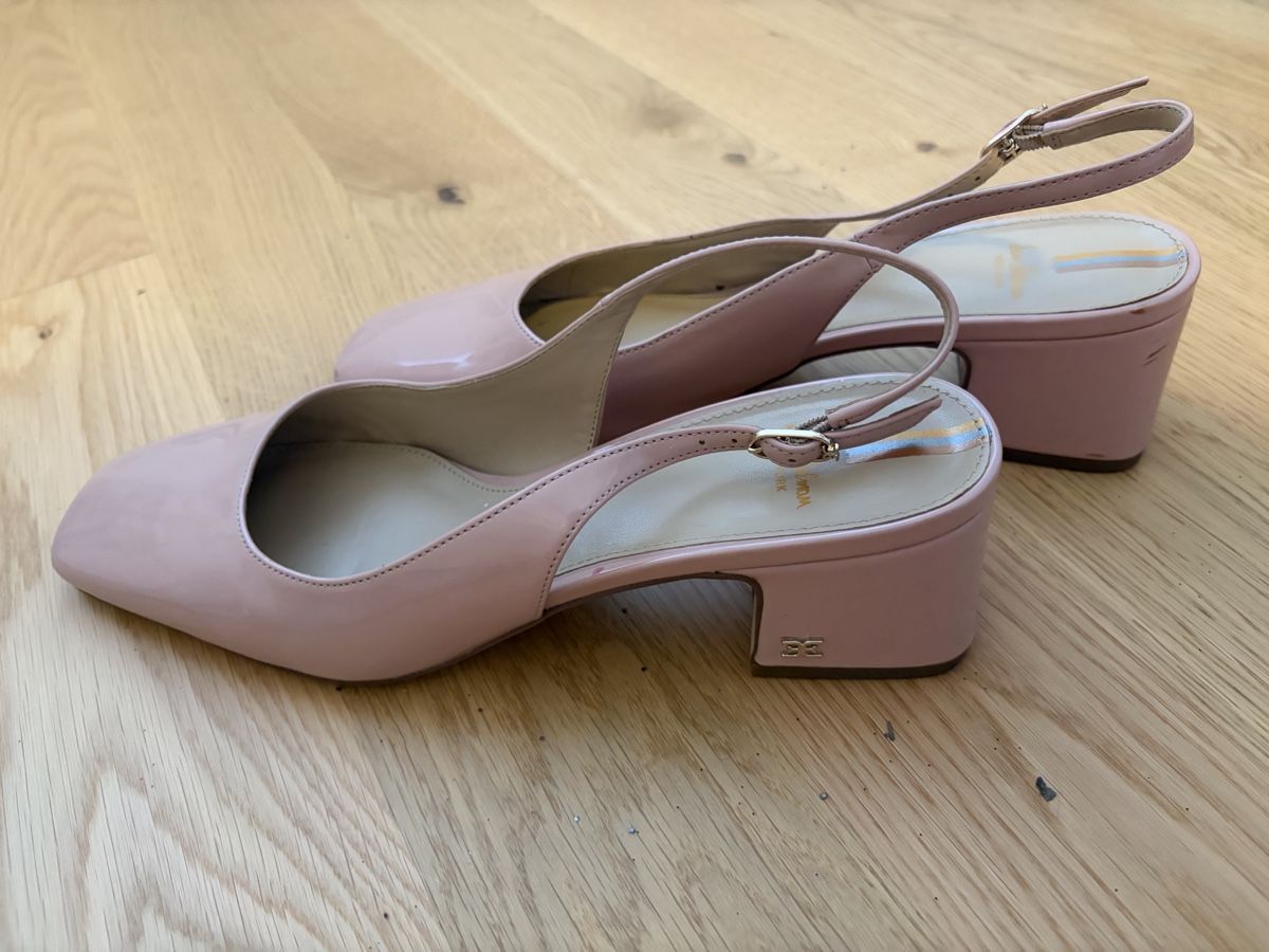 Sam Edelman Scarpe da donna: Sam Edelman Slingback Schuhe rosa Lack – Usato da Zürich venduto da supereme 1