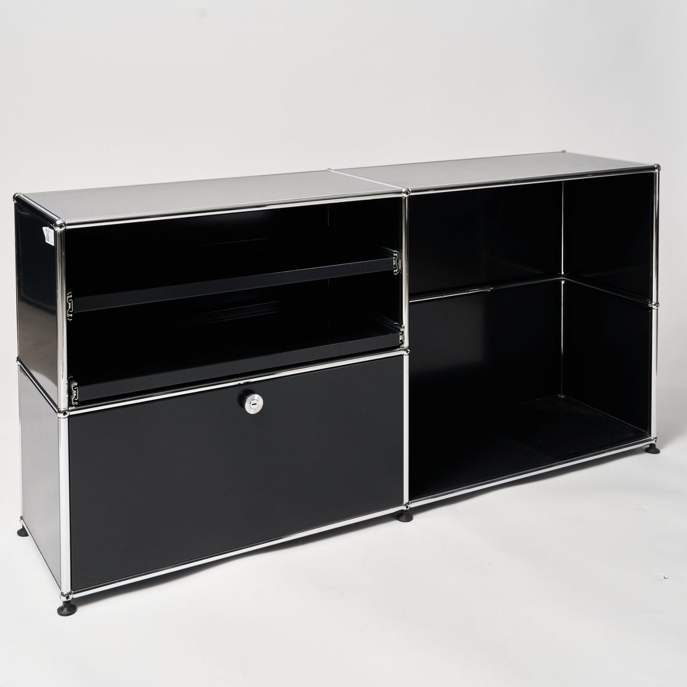 Scaffali: USM Sideboard 2x2 schwarz offen 1216 – Usato da Affoltern am Albis venduto da Zapro 2