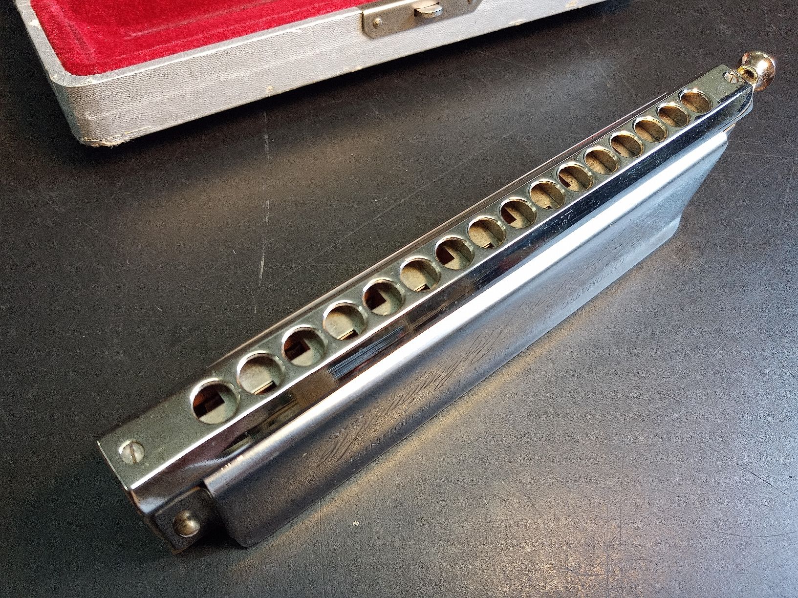 Hohner Strumenti musicali: C Mundharmonika Hohner Larry Adler Proffesional 16-Harmonica – Usato da Reiden venduto da Zofi-Brocki 4