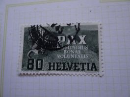 Doublettensammlung Schweiz inkl. PAX auf 81 Seiten ab 1.--