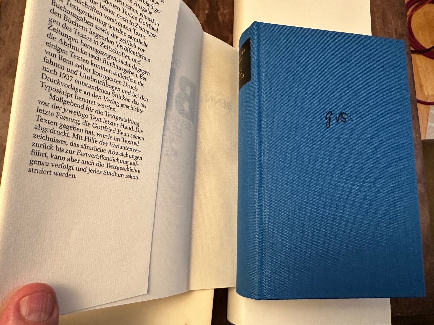 Libri: Gottfried Benn: Gesammelte Werke. 4 Bde. – Usato da Zürich venduto da allp 2