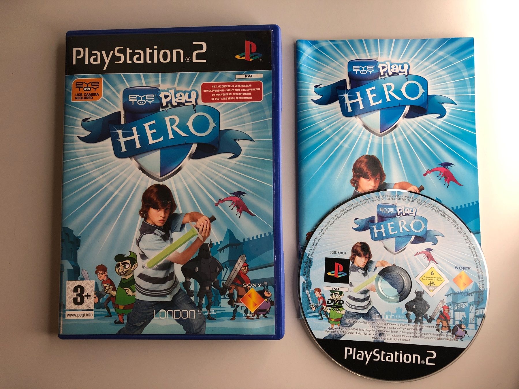 Sony Giochi: Eye Toy Play Hero - PS2 – Usato da St.gallen venduto da taduz