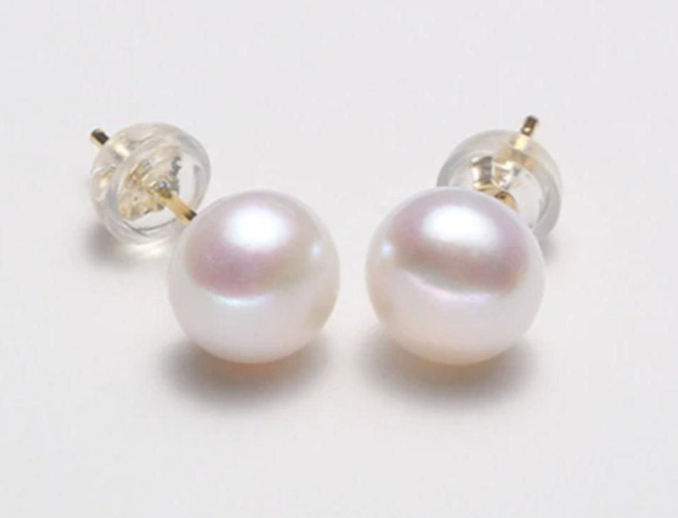 Orecchini pendenti & Orecchini a lobo: 6-8mm Shell white Pink Pearl – Nuovo e nell'imballaggio originale da Genève venduto da AGBERG