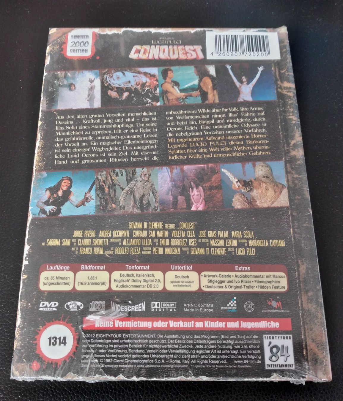Tutti i DVDs: Conquest Mediabook uncut OVP – Nuovo e nell'imballaggio originale da Dietwil venduto da Vrilodin 1