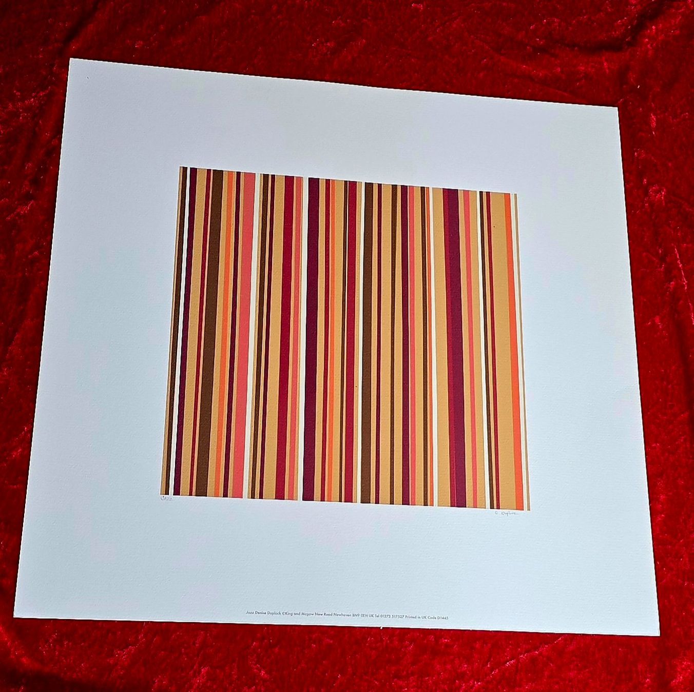 Arts picturaux & lithographies: Denise Duplock "Jazz". Handsignierte Original-Lithografie. – D'occasion à Reinach BL par Pendling 1