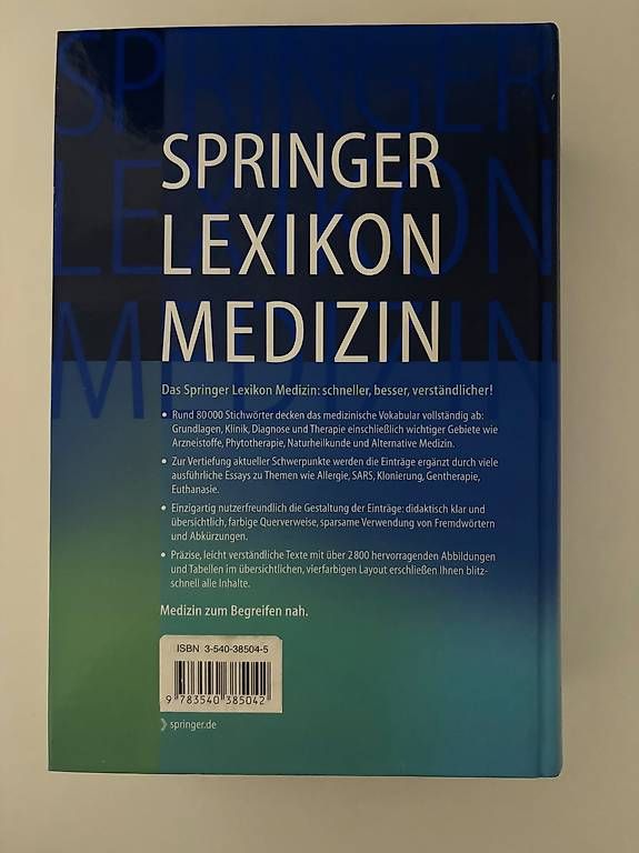 Livres: Springer Lexikon der Medizin – D'occasion à Zürich par James_Kr 2