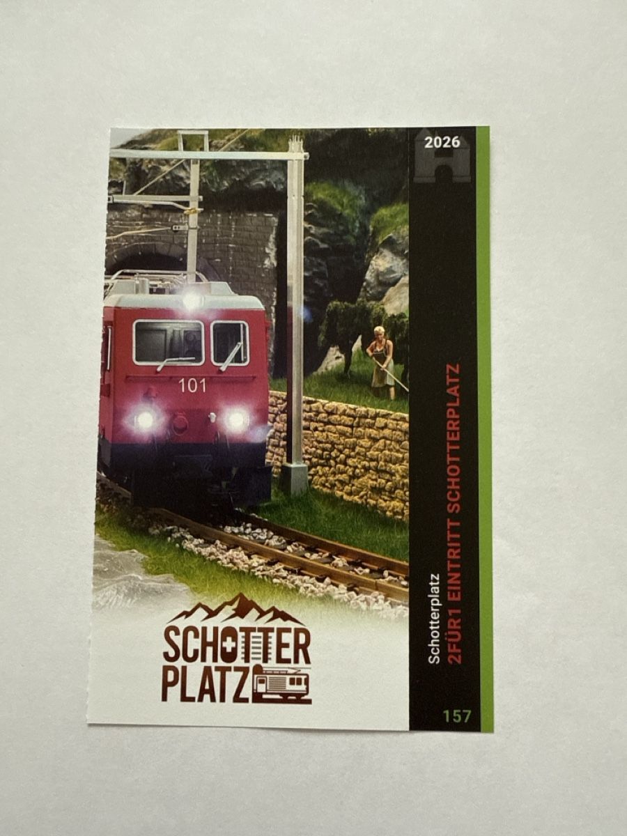 Buoni: 2für1 Gutschein Schotterplatz – Nuovo (secondo la descrizione) da Veltheim AG venduto da N377Y