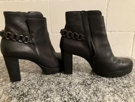 Paul Green Stiefeletten, Schwarz, Gr. 38.5 - Top Zustand!