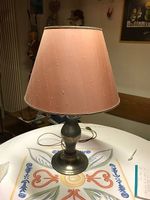 2 grandes lampes en étain