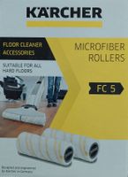 Ersatz Mikrofaser-Walzen für Kärcher Hartbodenreiniger FC 5