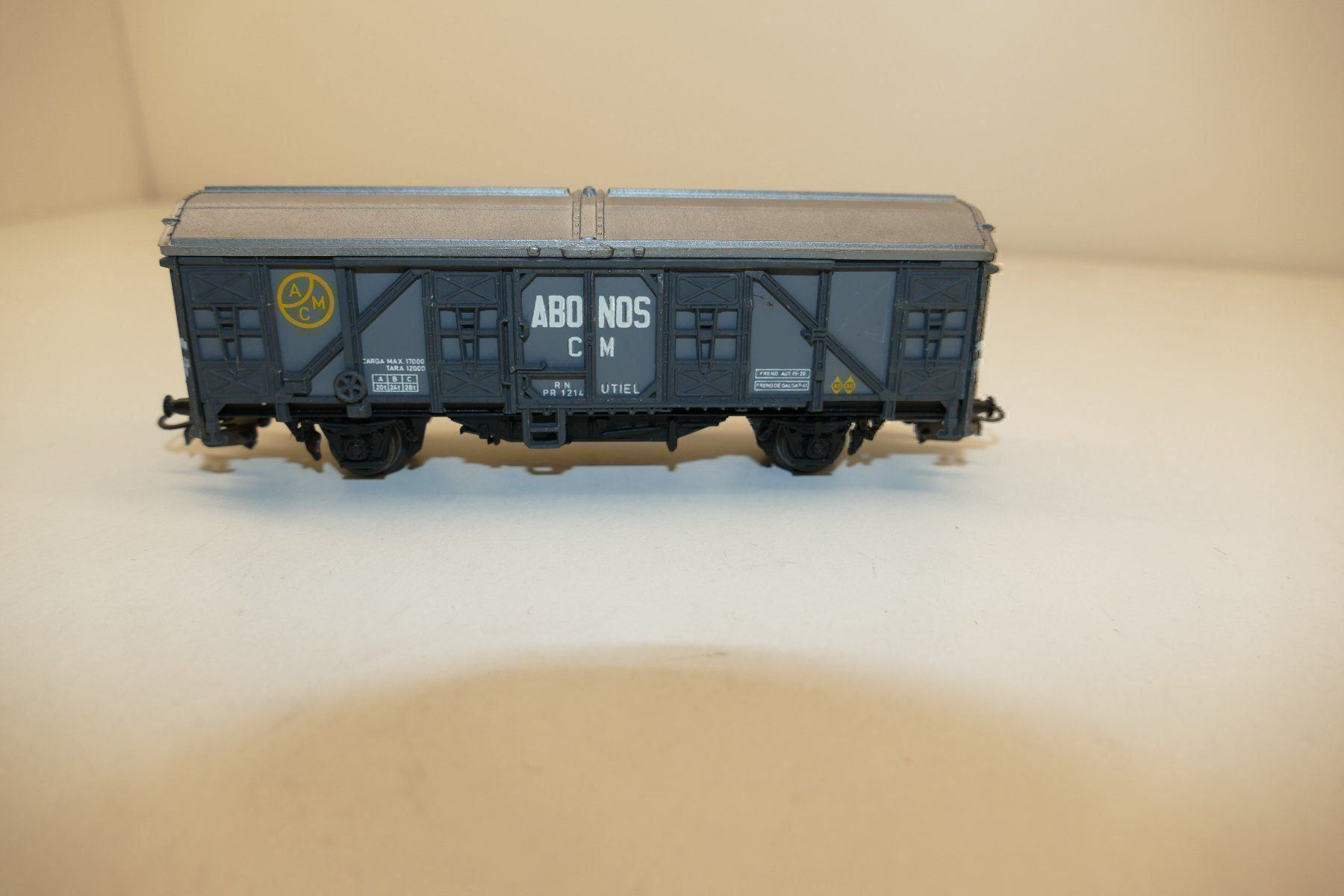Modellini di ferrovie: Electrotren H0: AMC Güterwagen Abonos CM – Nuovo (secondo la descrizione) da Niederhasli venduto da rail-duerst 1