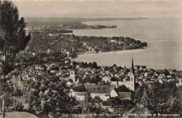 Horn (TG) Veduta sul Lago Costanza verso Arbon e Romanshorn