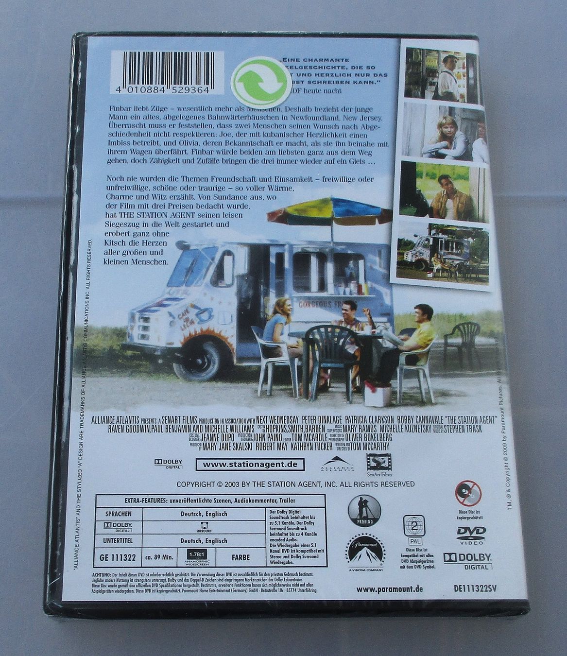 Tutti i DVDs: STATION AGENT - Peter Dinklage NEU/OVP – Nuovo e nell'imballaggio originale da Wattwil venduto da Muriel10 1