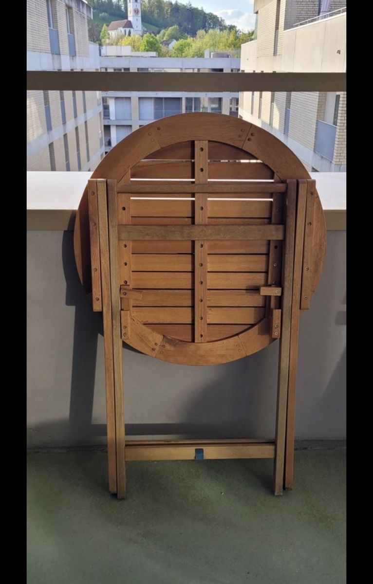 Set di tavolo e panche: Balkongarnitur Balkonset Gartenmöbel Balkonmöbel klappbar – Usato da Suhr venduto da parmaksiz 8
