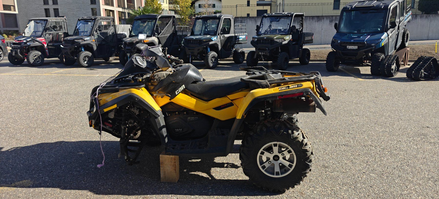 Can-Am ATVs / Quads: Unfallfahrzeug Can- Am Outlander 650 Max – Gebraucht aus Trimmis von 0004 5
