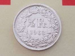 1/2 Franken 1963 vz
