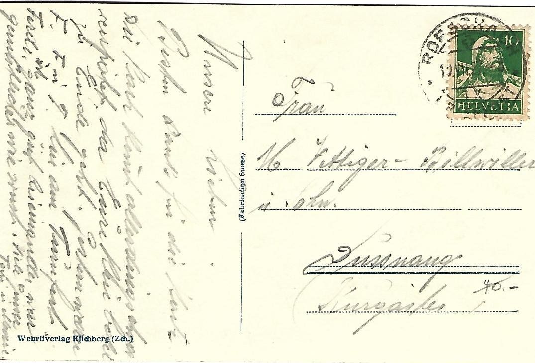 Cartoline postali: Rorschsach der Hafen – Usato da Wetzikon ZH venduto da Brulu100 1