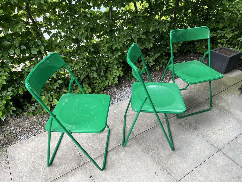 3xTed Klappstühle von Niels Gammelgaard für Ikea Kaufen auf Ricardo
