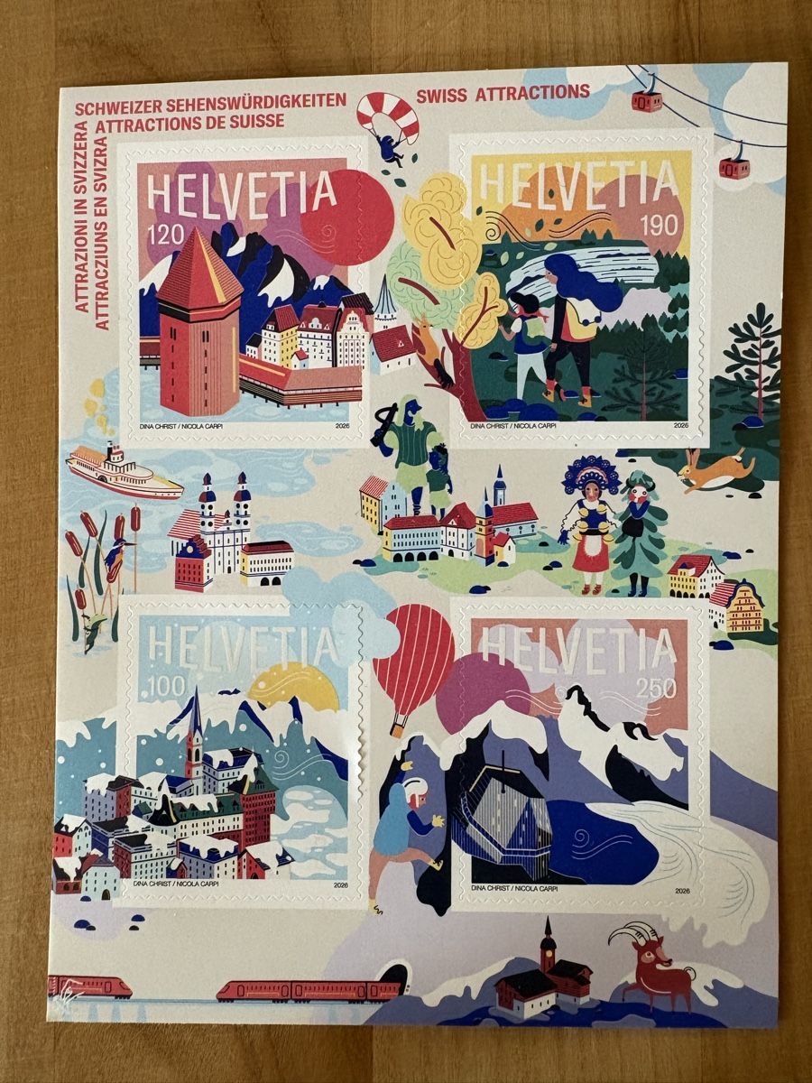 Tutti i francobolli: Briefmarken Bogen / Schweiz / NEU – Nuovo (secondo la descrizione) da Rümlang venduto da Fledermaus35