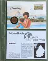 Münzbrief Mauritius 🇲🇺 1985