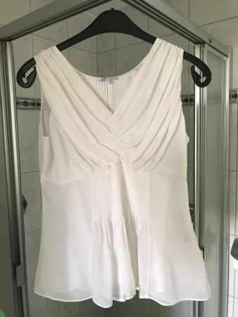 Seidenbluse ecru