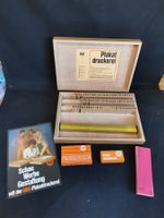 ABC-Plakatdruckerei Set, Vintage Werbegestaltung Set, Raritä