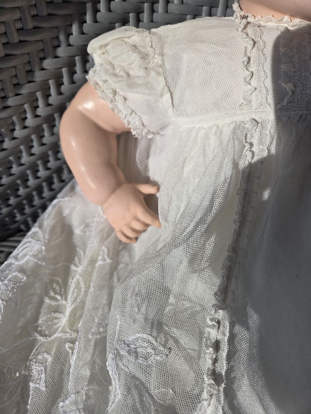 Bambole: Über 100 jährige antike Puppe mit Kleid – Usato da Niederrohrdorf venduto da Zebul08 3