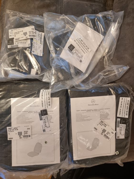 GSC Sitzbezüge Universal Für Mercedes VITO W447 - Velours Komfort