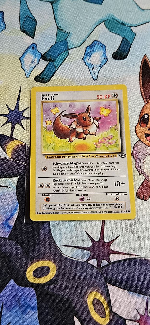 Pokémon Carte collezionabili: Evoli 51/64 Jungle DE – Usato da Belp venduto da Ginus85