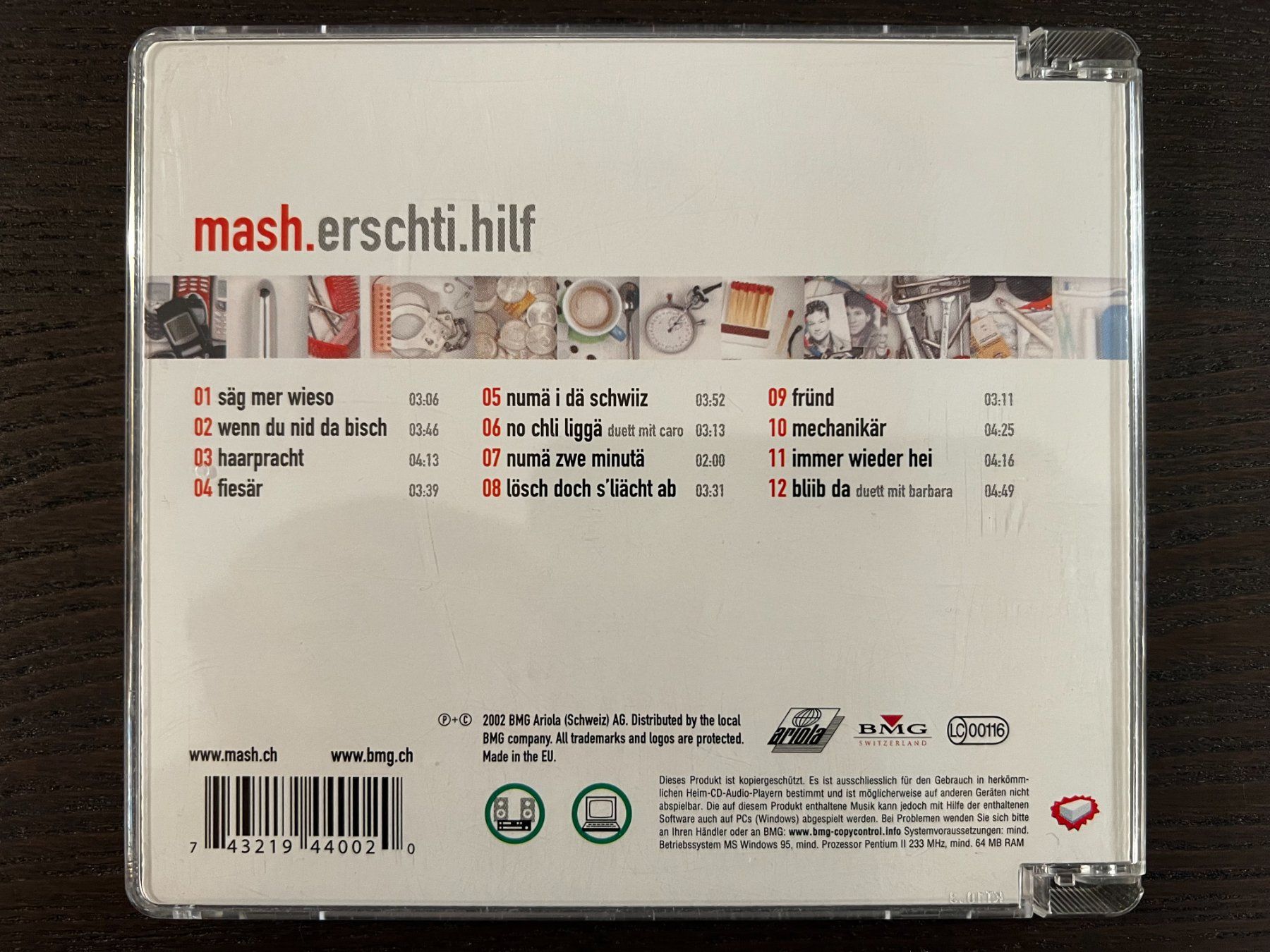 CD: Mash - Erschti Hilf – Usato da Zürich venduto da MusikFreunde 1