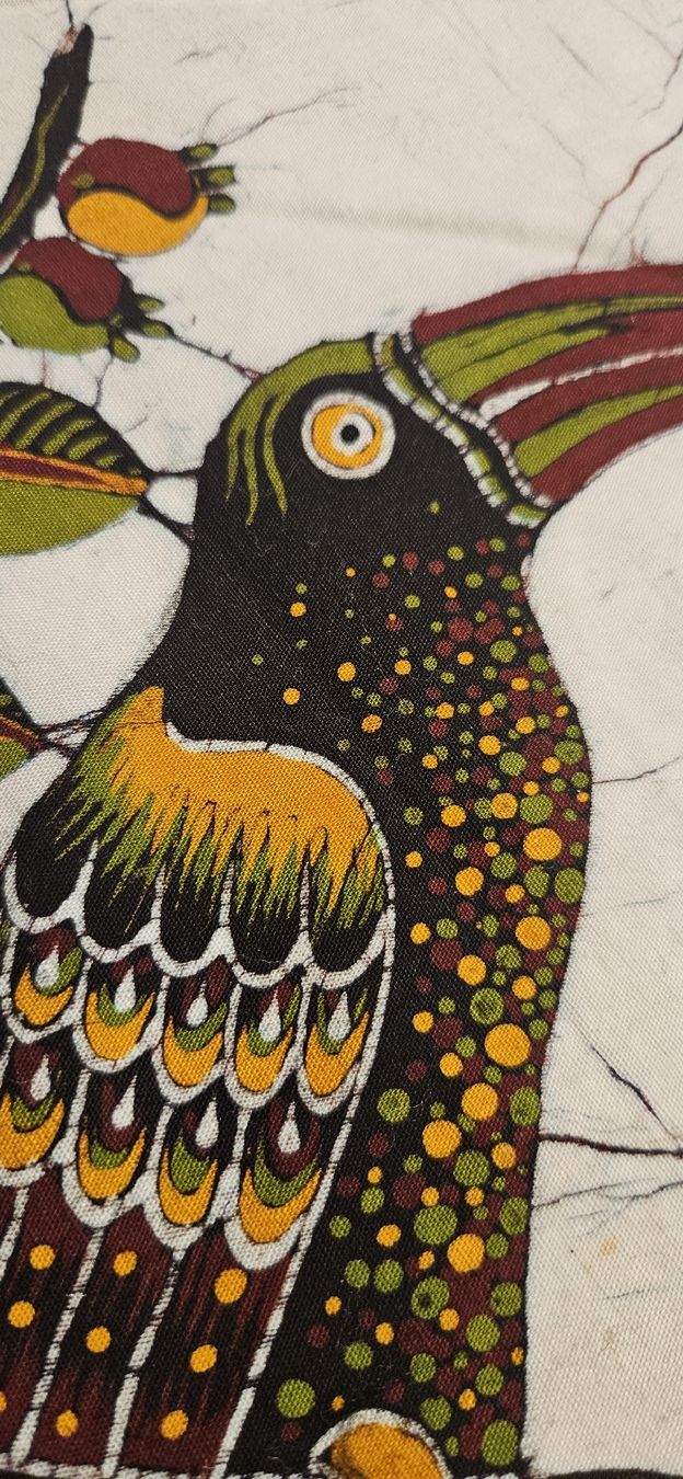 Tessuti: coupon tissu oiseau 22x37cm – Nuovo (secondo la descrizione) da Carouge GE venduto da Lea000 1