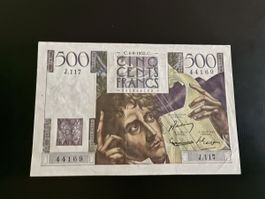 France 500 Francs 1952 Chateaubriand
