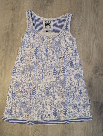 Lazy Jacks Sommertop Grösse 36 blau weiss gestreift