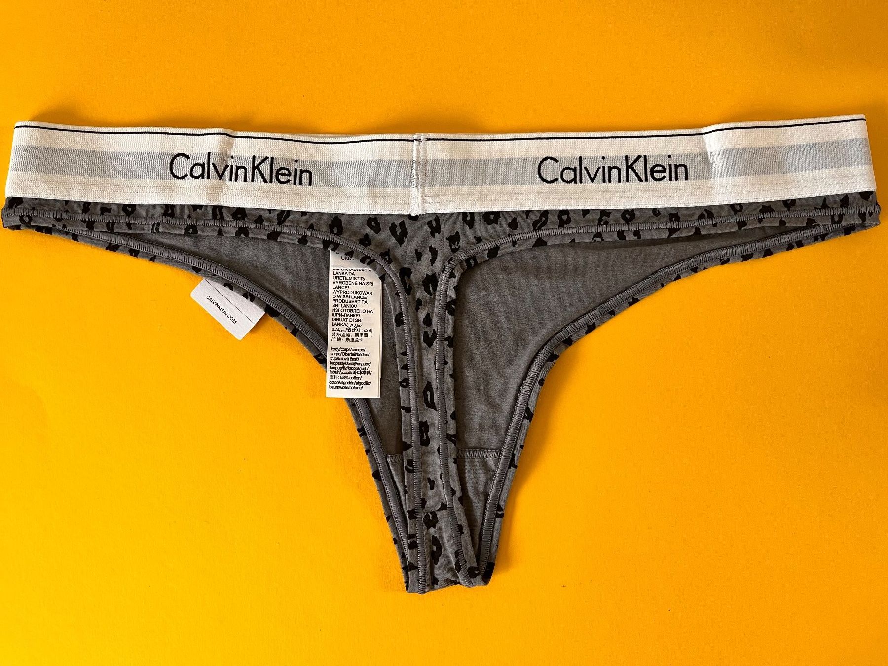 Calvin Klein Altra biancheria intima: String, CALVIN KLEIN, Grösse XL, 1 Stück in Grau – Nuovo e nell'imballaggio originale da Rudolfstetten venduto da gst_g7xl 1