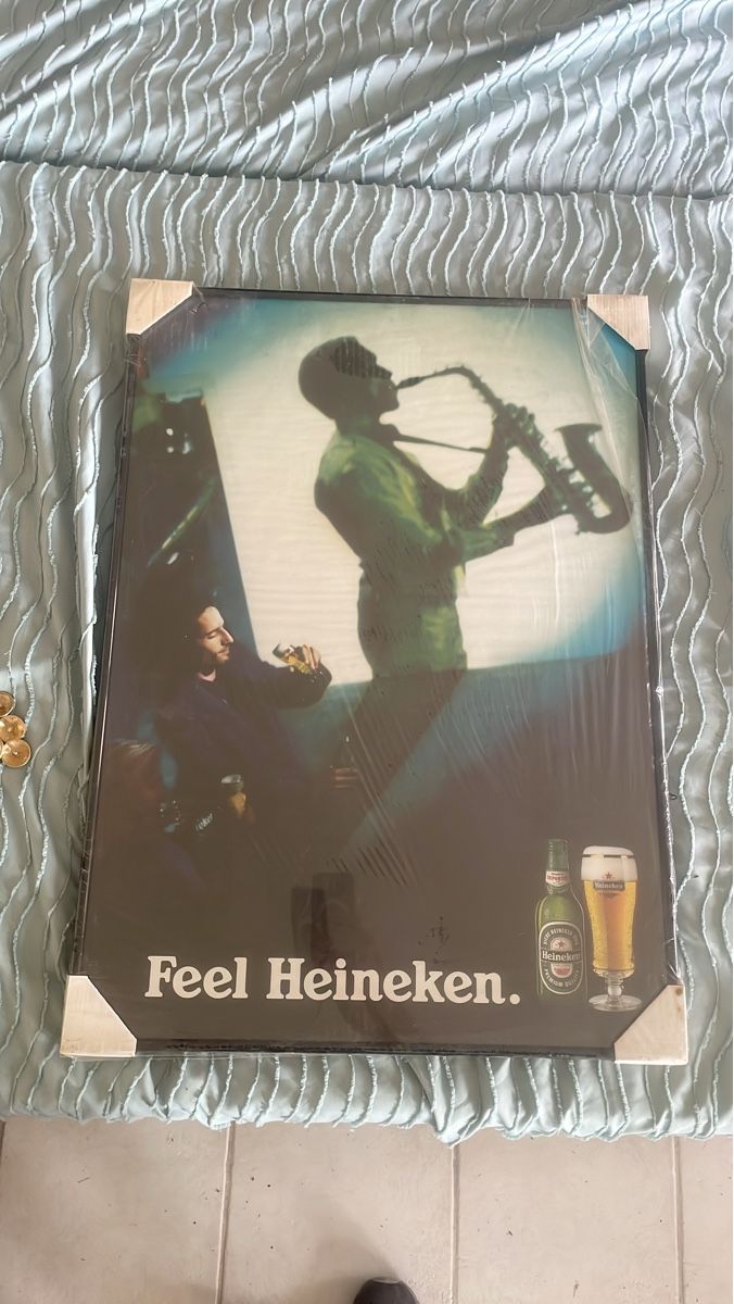 Foto & Immagini: Affiche Tableau Heineken Jazz neuf – Nuovo e nell'imballaggio originale da Meyrin venduto da jul_km5p