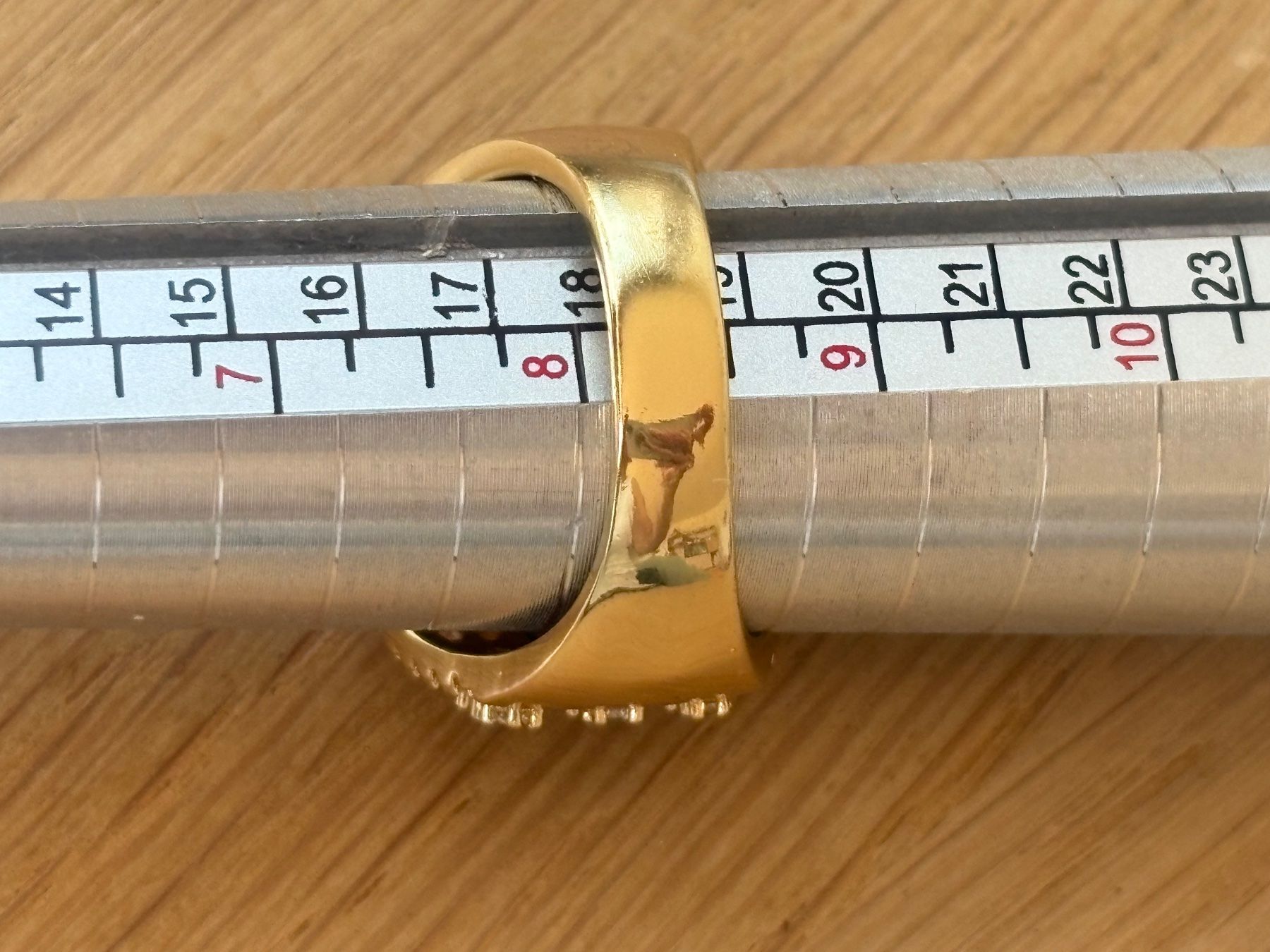 Anelli: Luxus Elegante Gr.18/8 Ring Farbe: Gold/blau – Nuovo (secondo la descrizione) da Biel-Bienne venduto da Roserosse13 3