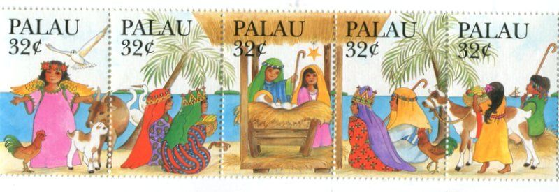 Tutti i francobolli: Briefmarken "Weihnachten". Palau – Nuovo e nell'imballaggio originale da Basel venduto da Butsch5