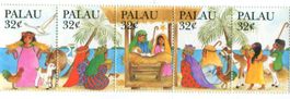 Briefmarken "Weihnachten". Palau