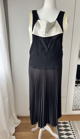 Lanvin Paris Kleid, Grösse 44, schwarz/weiss, Sommergarderob
