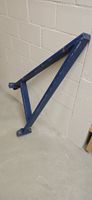 Stabile Schwenkarm Halter Metallstütze, blau, gebraucht