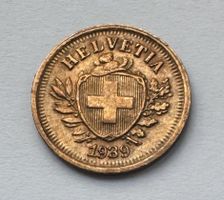 1939 1 Rappen -unz