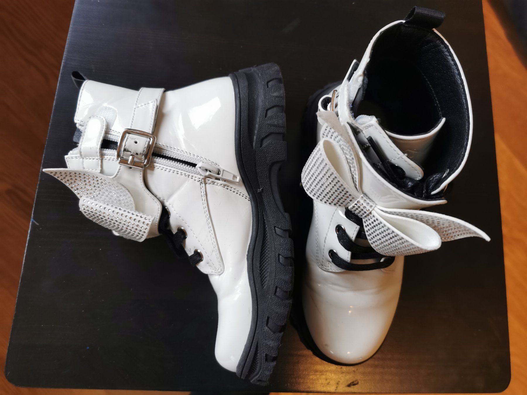 Scarpe per ragazze: Schnürboots Stiefel Mädchen Gr. 32 – Nuovo (secondo la descrizione) da Turgi venduto da aprilhexxe 1