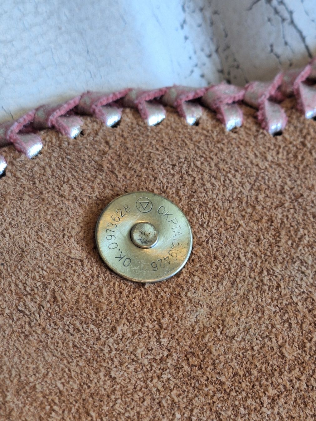 Borse da donna: Ledertasche Handmade,Pajetten,Vergoldung – Nuovo (secondo la descrizione) da Rheinfelden venduto da Cleopatra2000 9